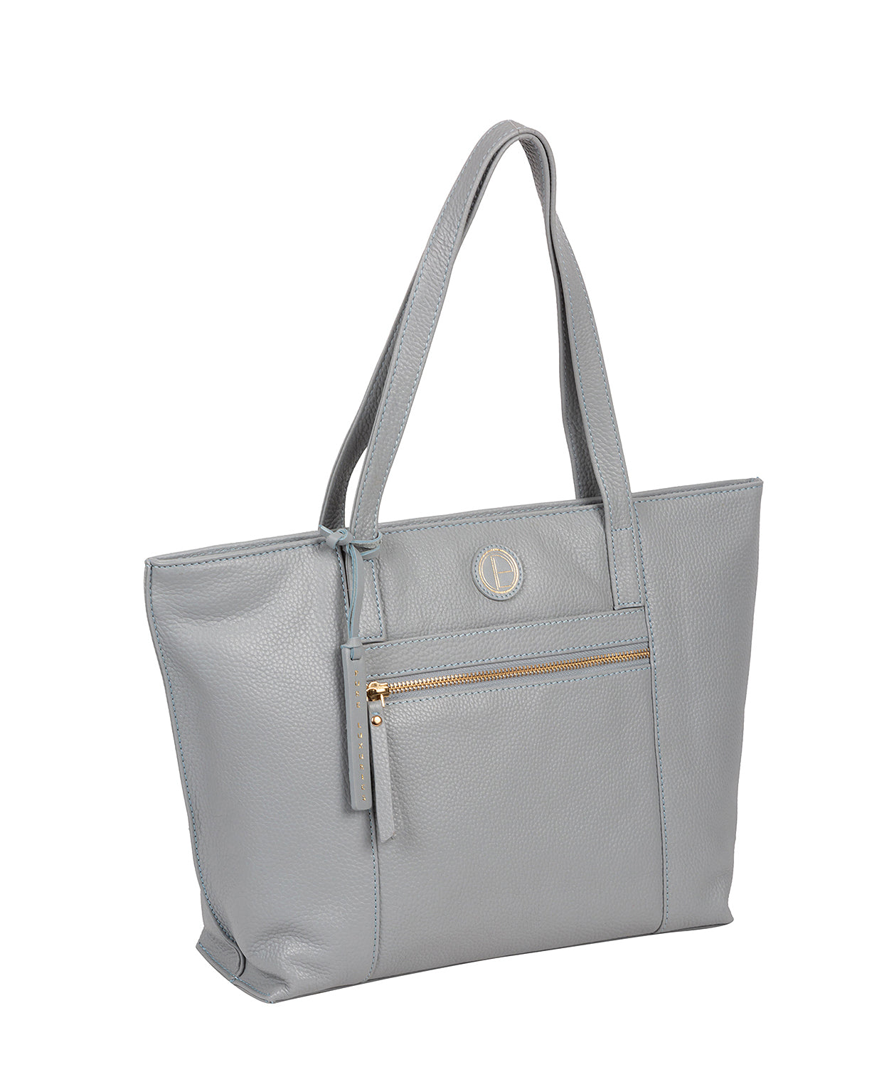'Skye' Cashmere Blue Leather Handbag