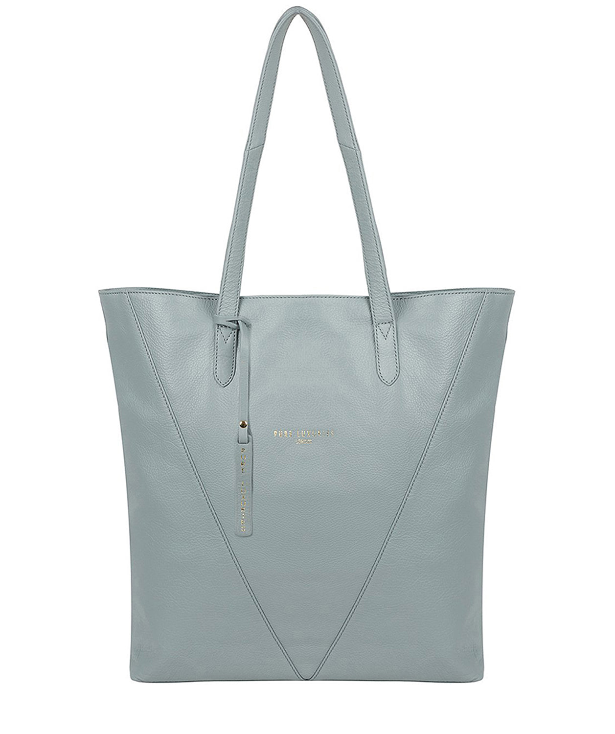 'Hatton' Cashmere Blue Leather Shopper Bag