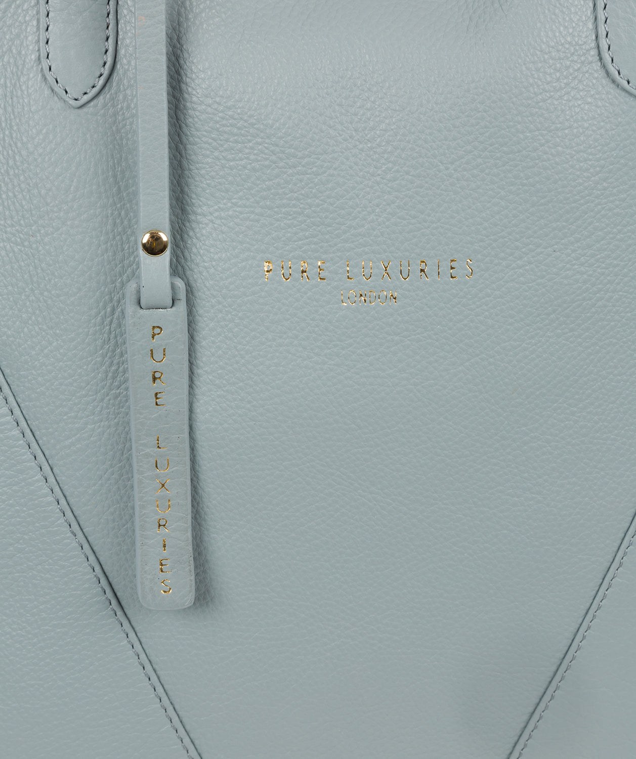 'Hatton' Cashmere Blue Leather Shopper Bag