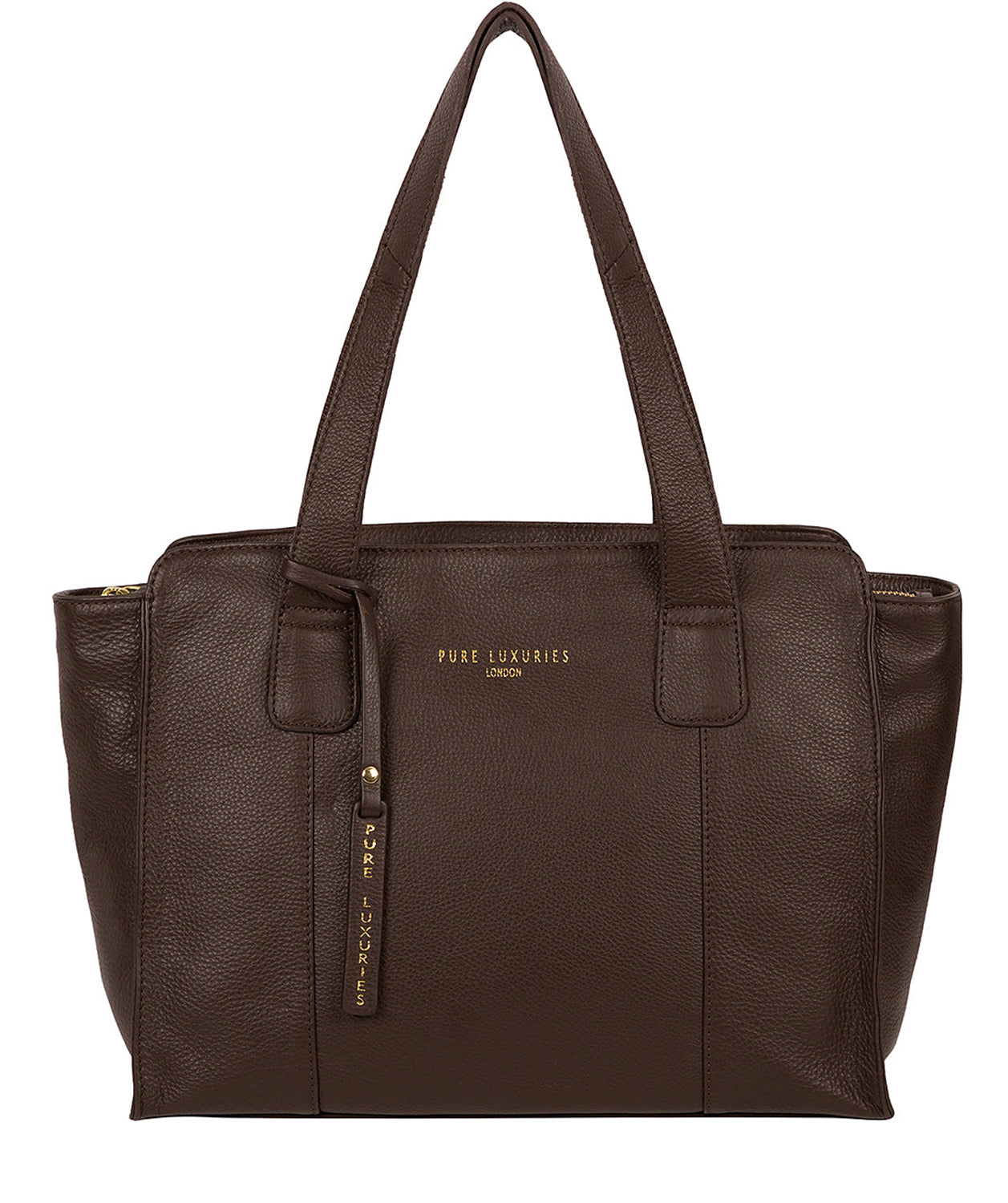 'Homerton' Choco Leather Handbag