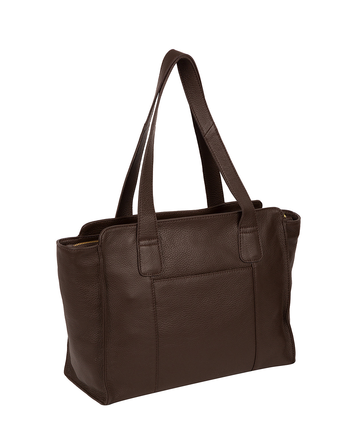 'Homerton' Choco Leather Handbag