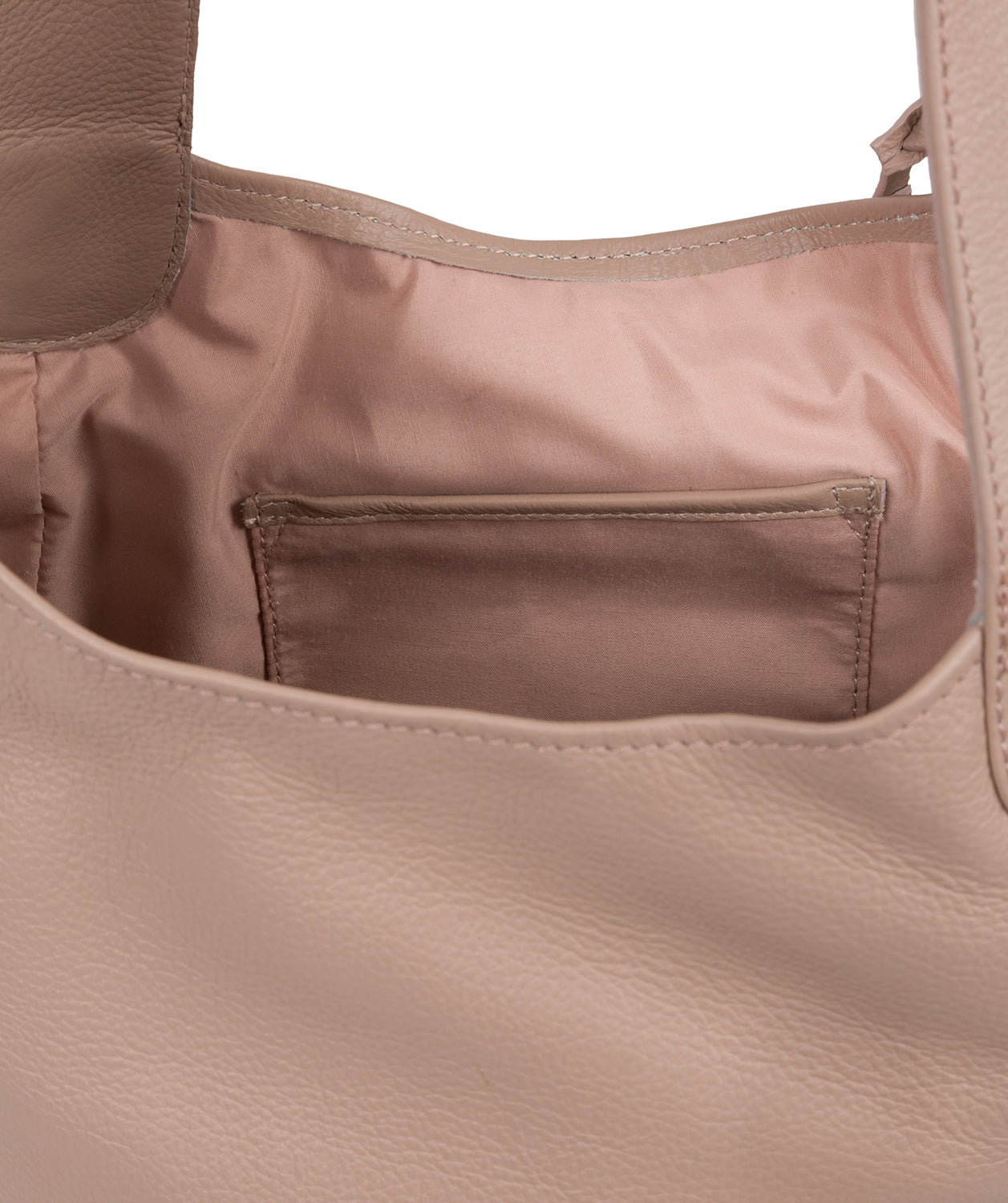 'Langdon' Blush Pink Leather Tote Bag