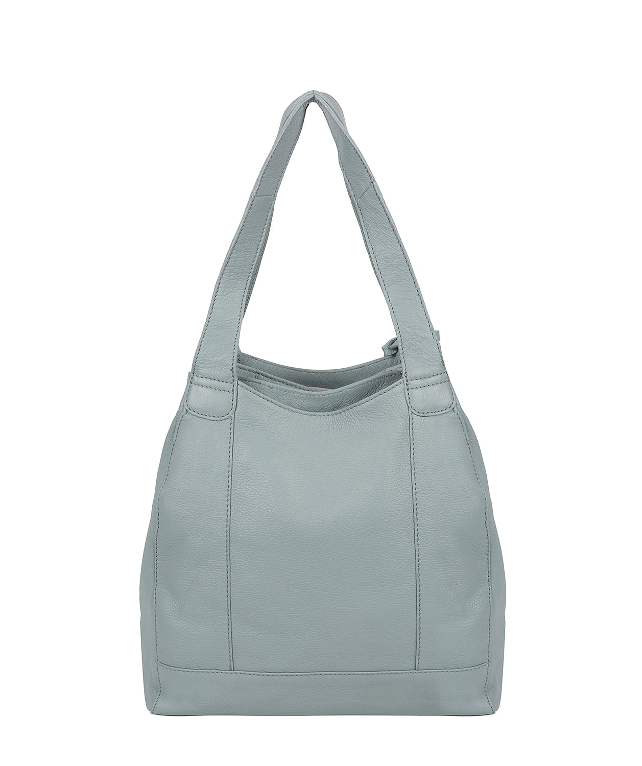 'Highbury' Cashmere Blue Leather Handbag