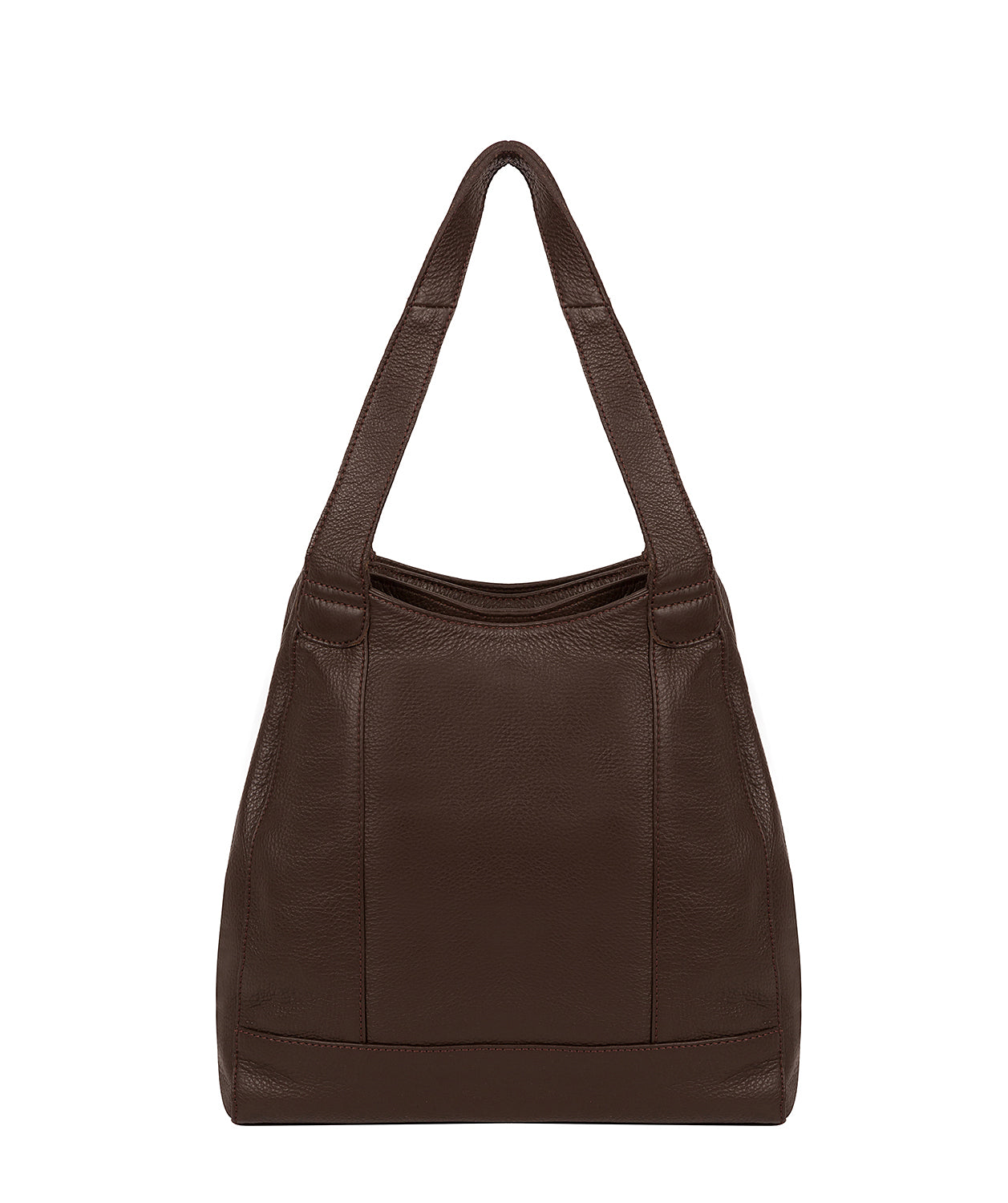 'Highbury' Choco Leather Handbag