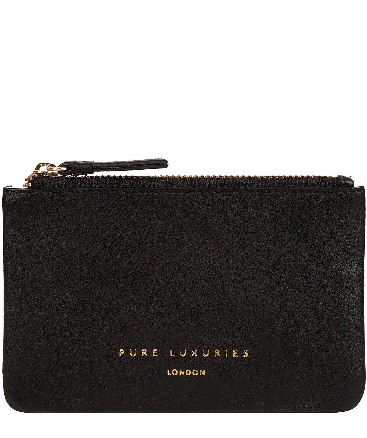 'Morden' Black Leather Coin Purse