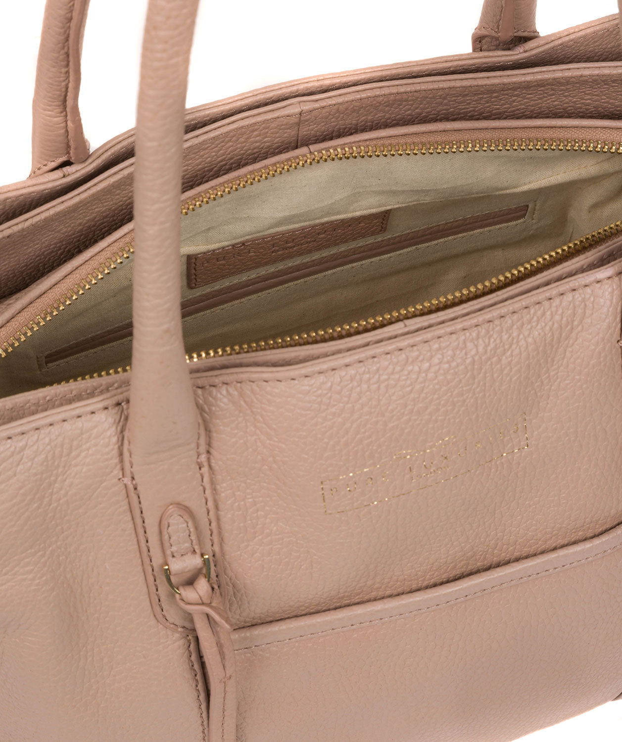 'Chatham' Blush Pink Leather Handbag