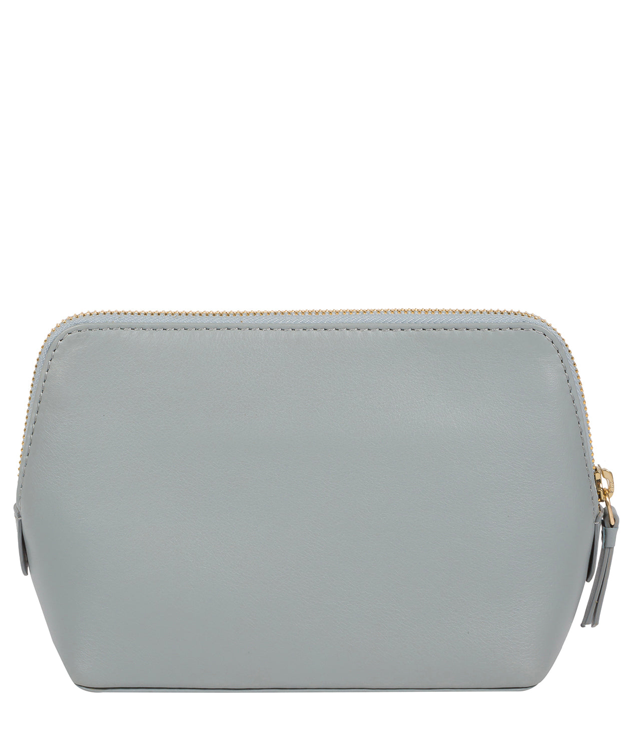 'Theydon' Cashmere Blue Leather Make-Up Bag