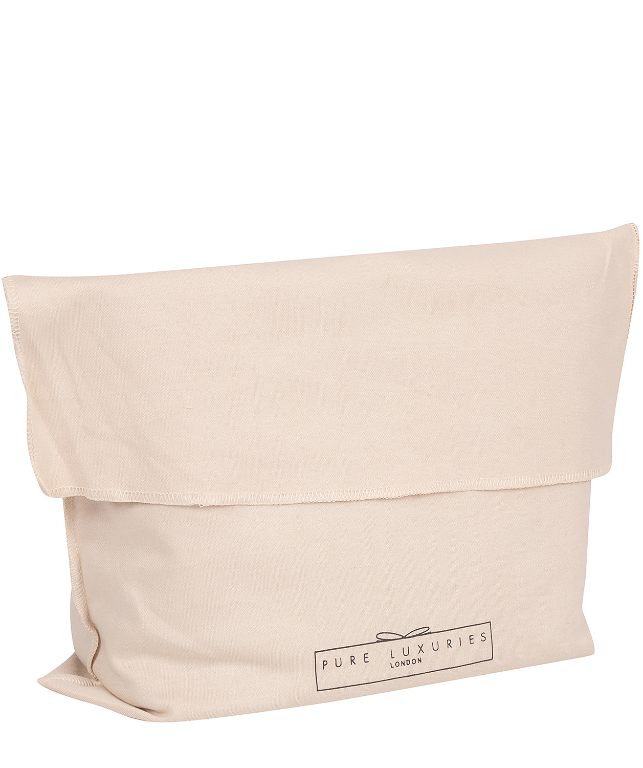 'Ealing' Black Leather Make-Up Bag