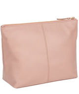 'Ealing' Blush Pink Leather Make-Up Bag