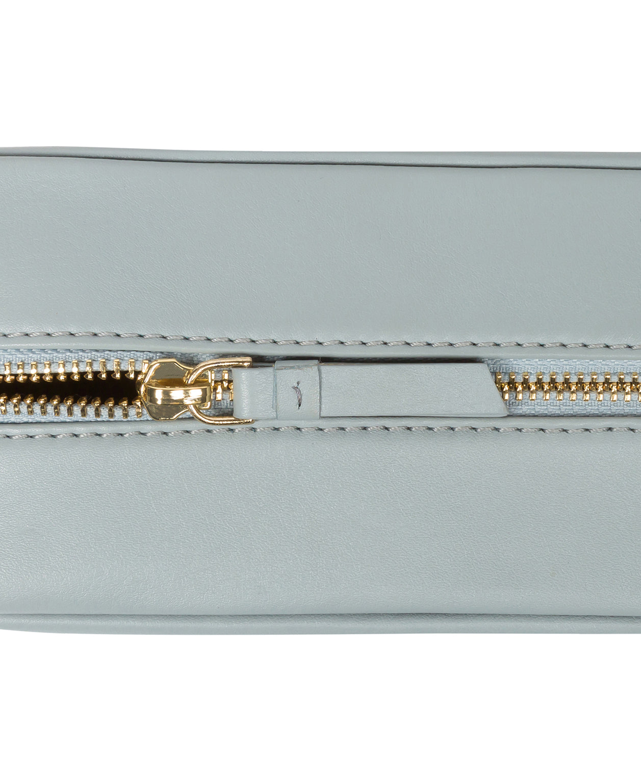 'Highgate' Cashmere Blue Leather Make-Up Bag