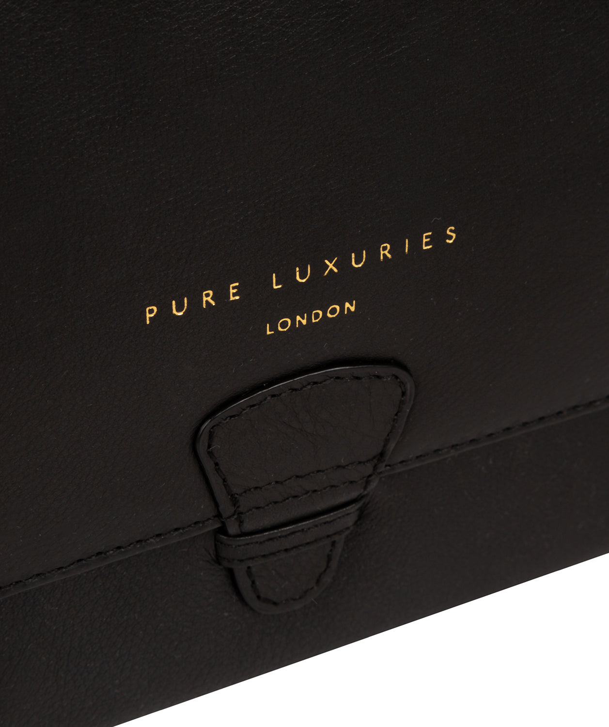 'Piccadily' Black Leather Travel Wallet