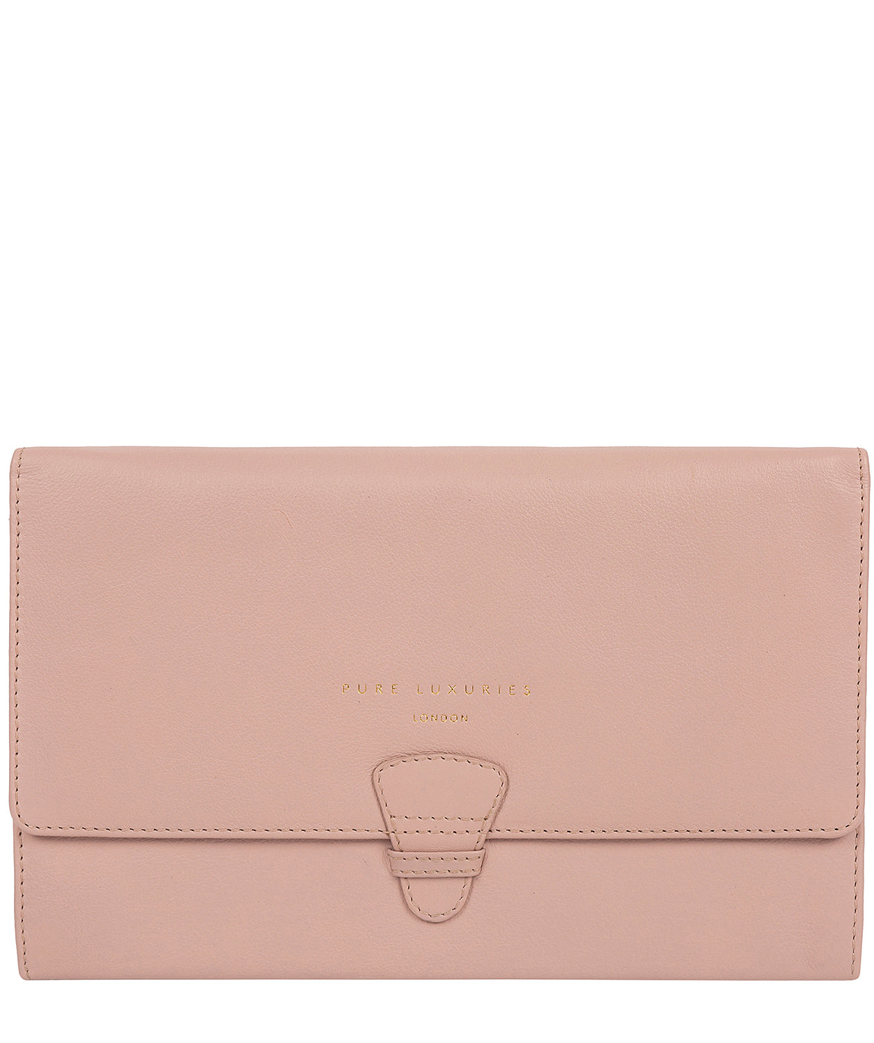 'Piccadily' Blush Pink Leather Travel Wallet