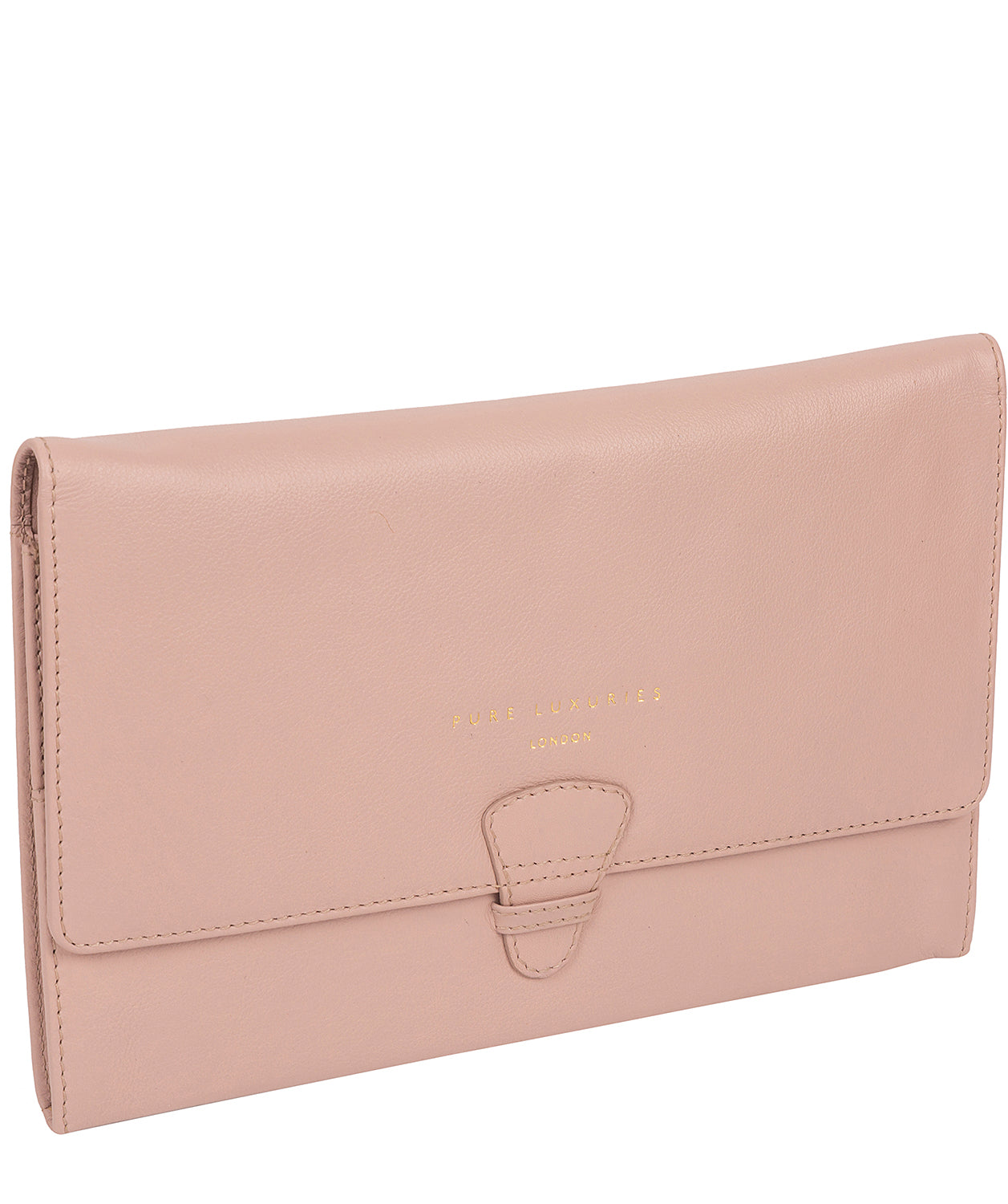 'Piccadily' Blush Pink Leather Travel Wallet