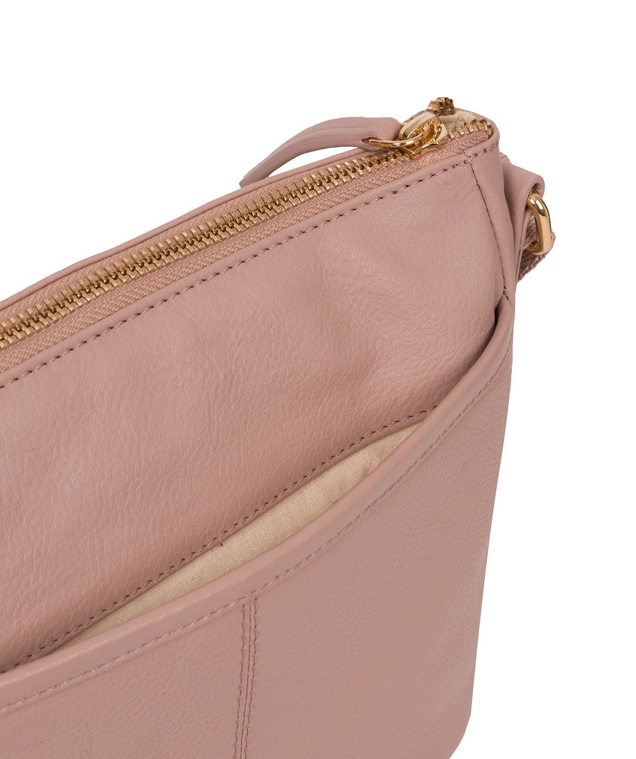 'Tindall' Blush Pink Leather Shoulder Bag