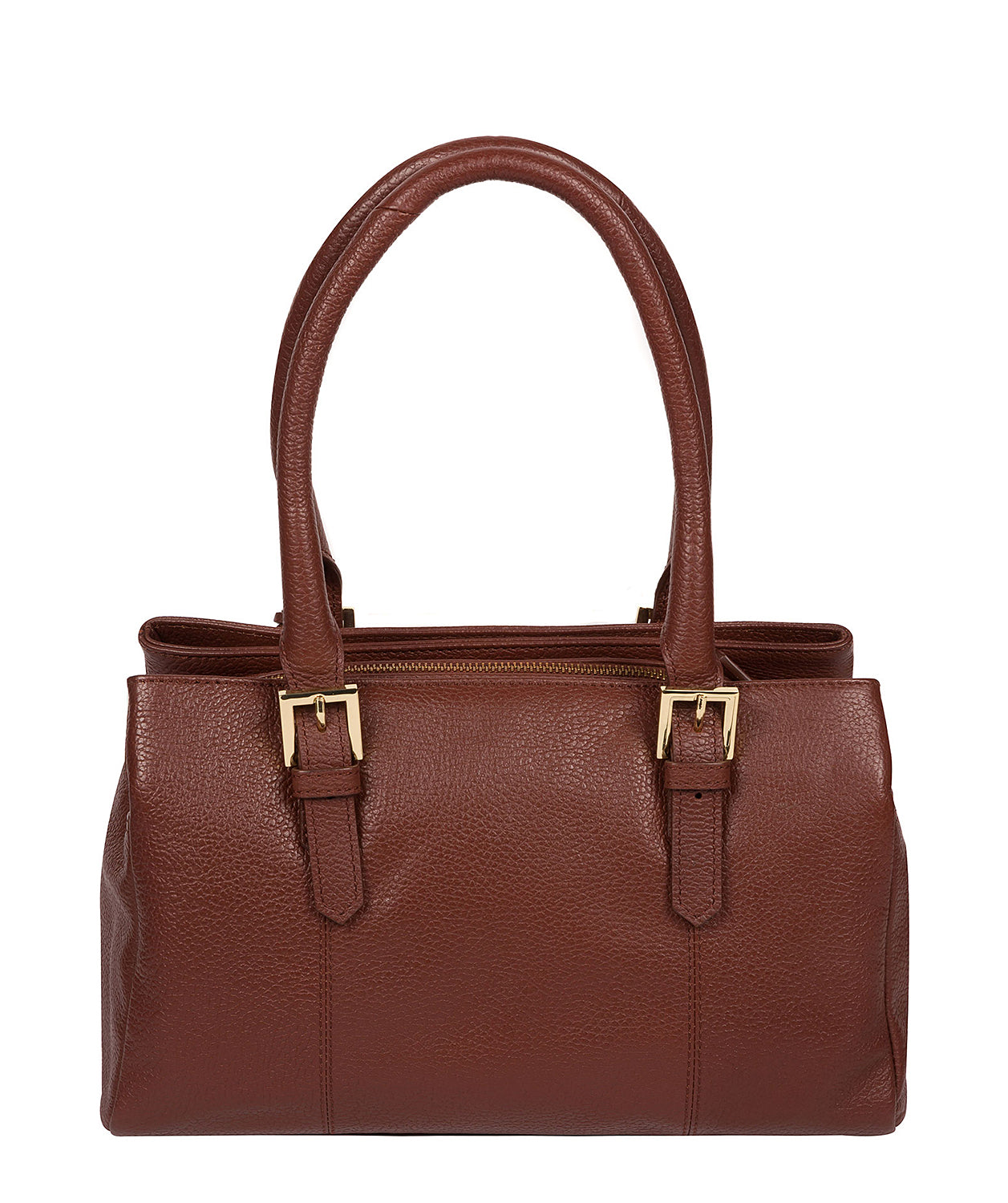 'Astley' Chestnut Leather Handbag