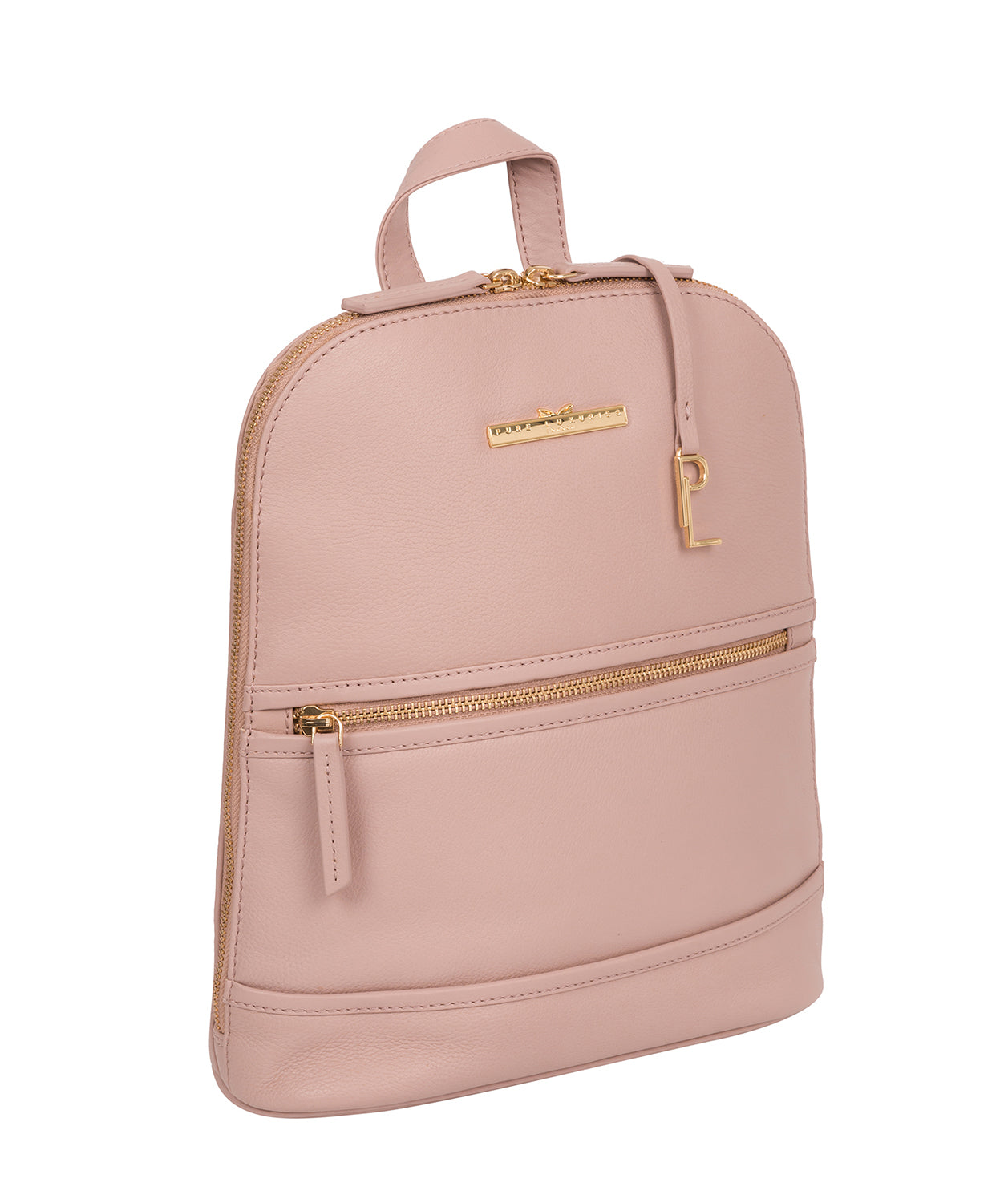 'Elland' Blush Pink Leather Backpack