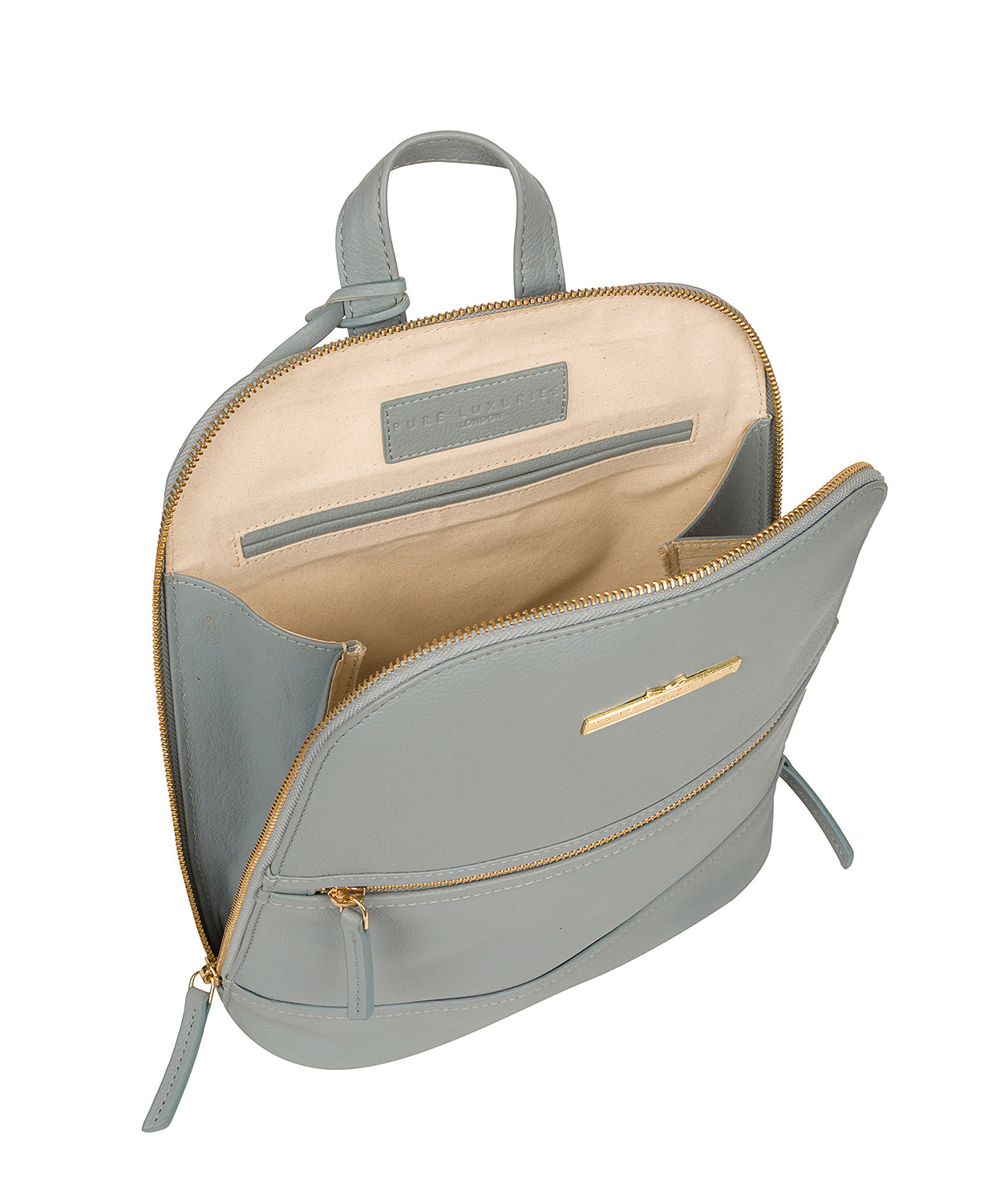 'Elland' Cashmere Blue Leather Backpack