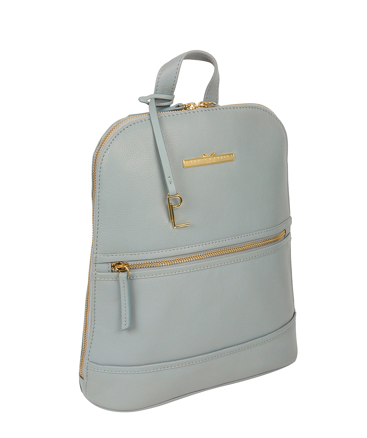 'Elland' Cashmere Blue Leather Backpack