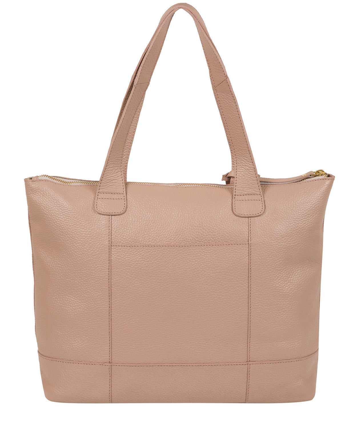 'Sachi' Blush Pink Leather Tote Bag