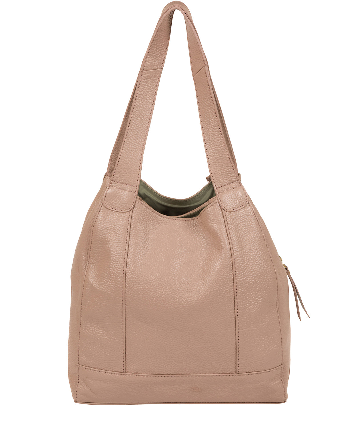 'Colette' Blush Pink Leather Handbag