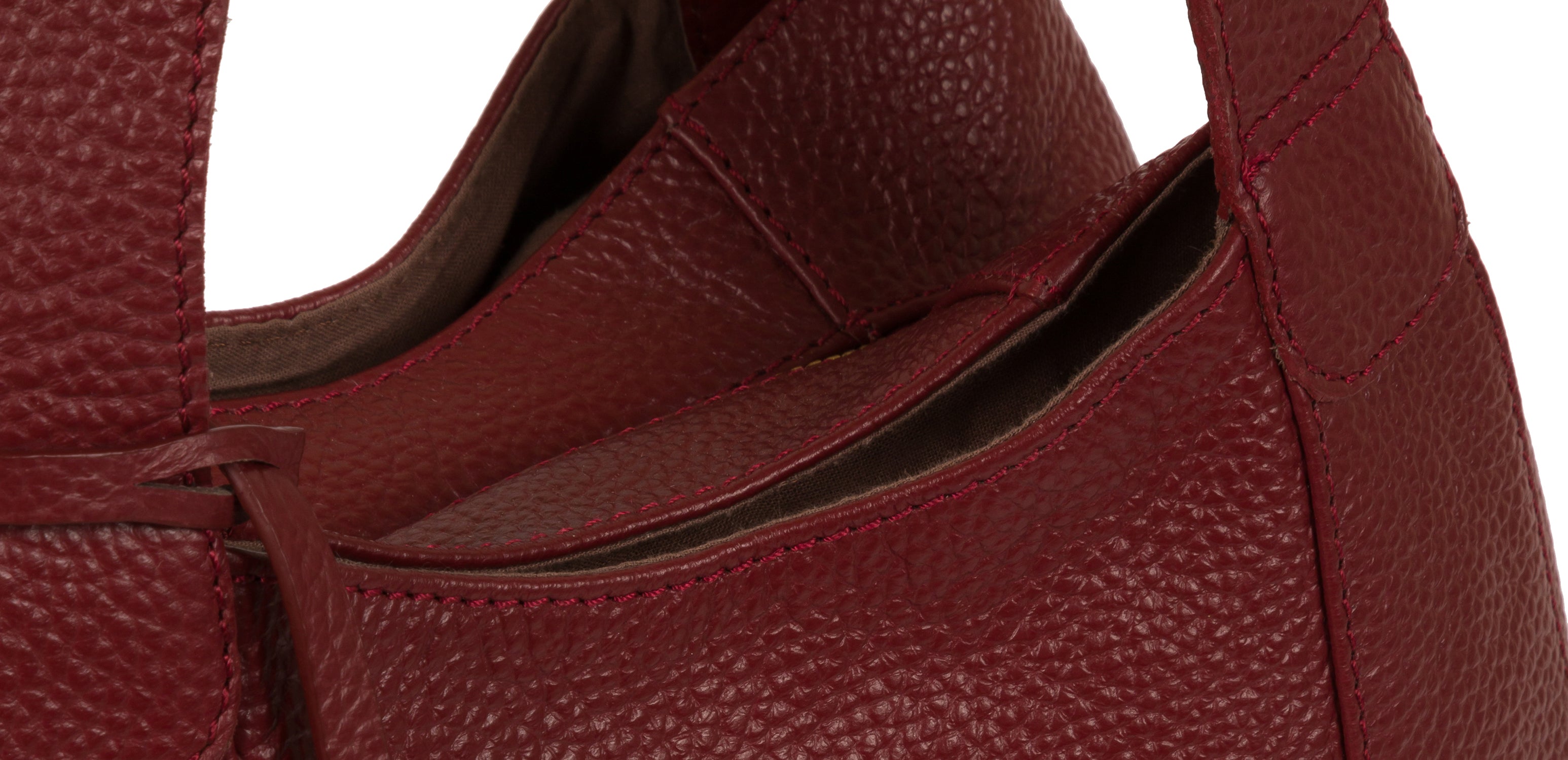 'Colette' Red Leather Handbag image 6