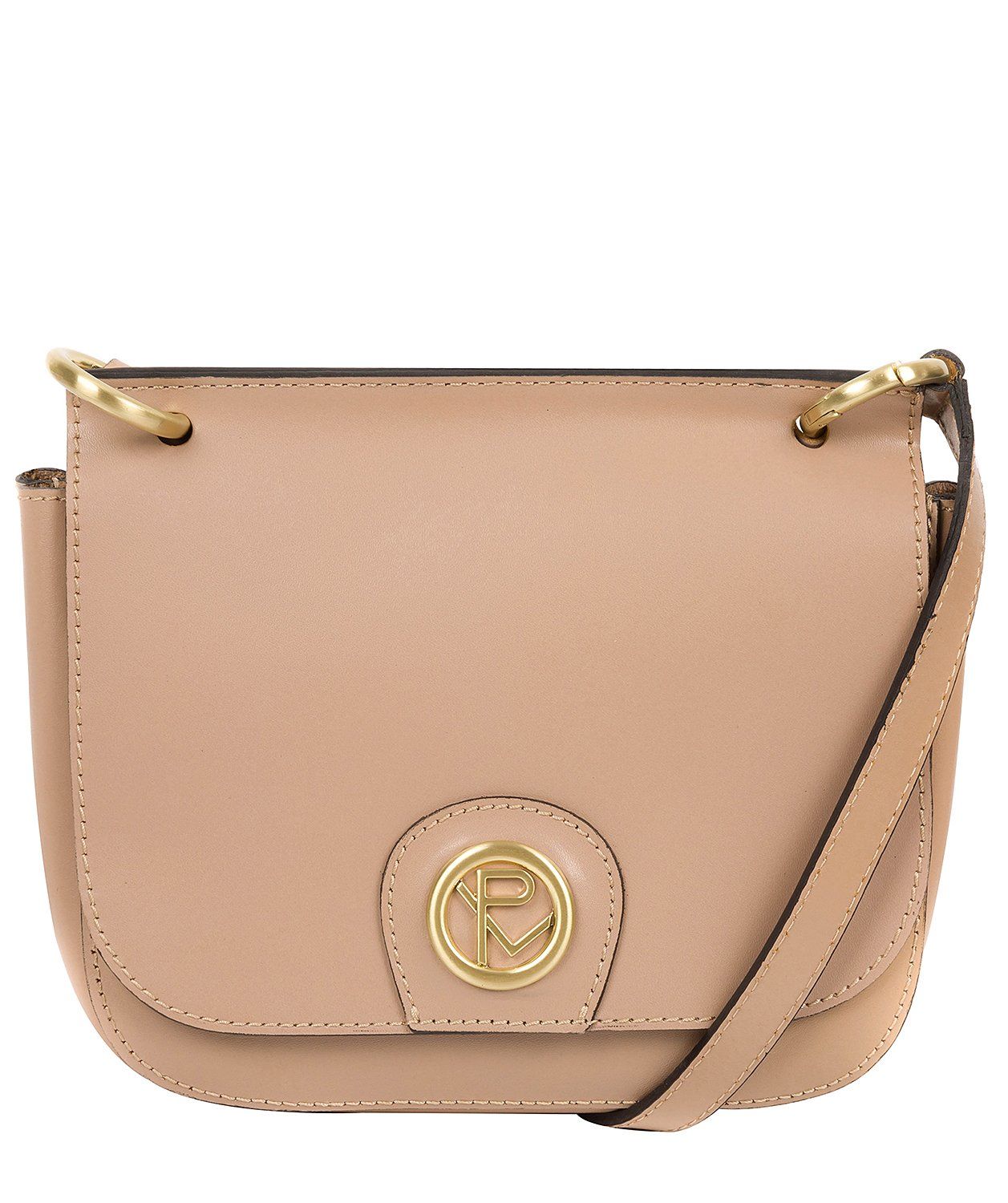 'Ennerdale' Blush Pink Leather Cross Body Clutch Bag