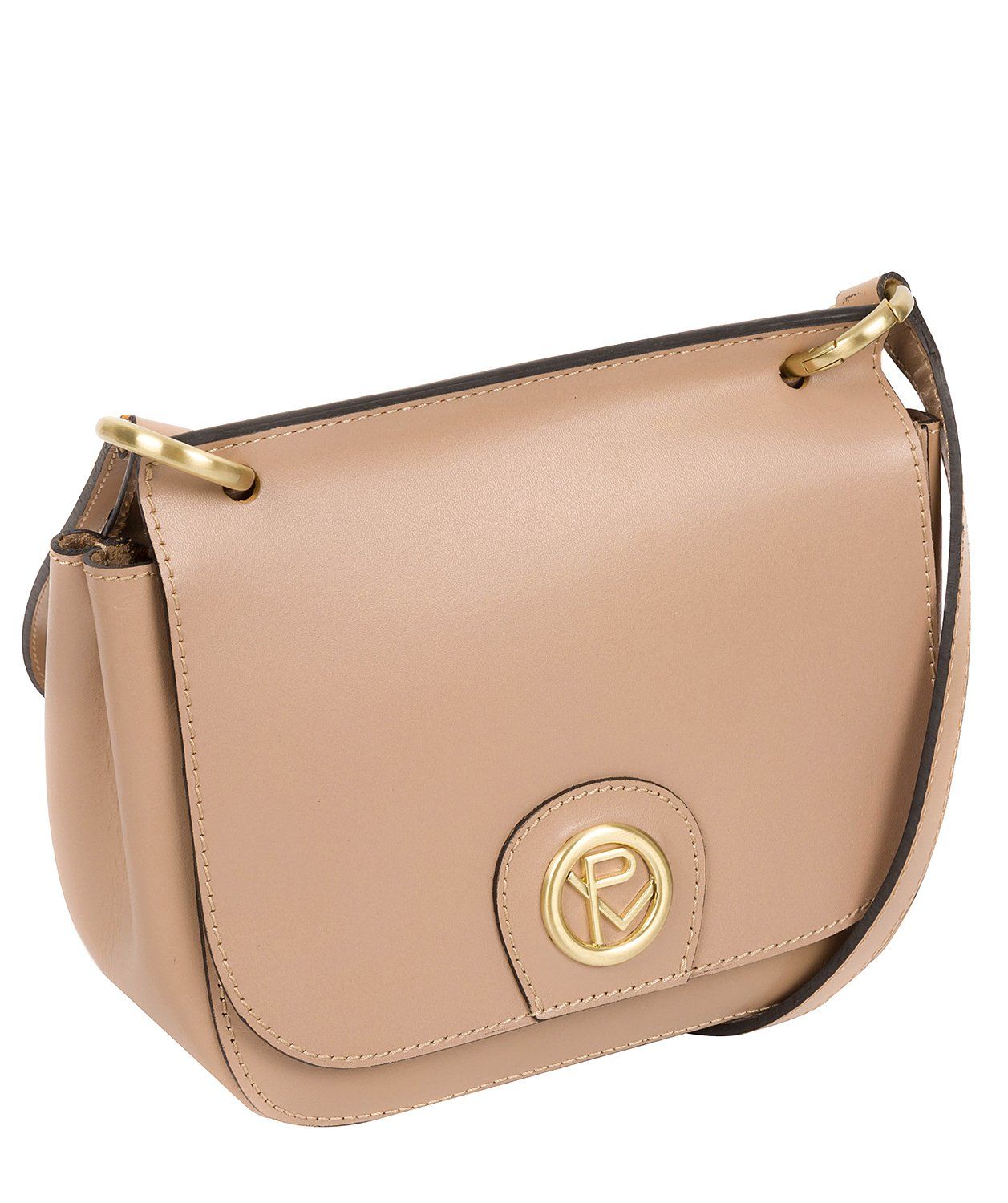 'Ennerdale' Blush Pink Leather Cross Body Clutch Bag