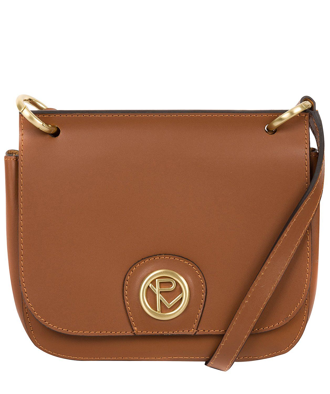 'Ennerdale' Tan Leather Cross Body Clutch Bag