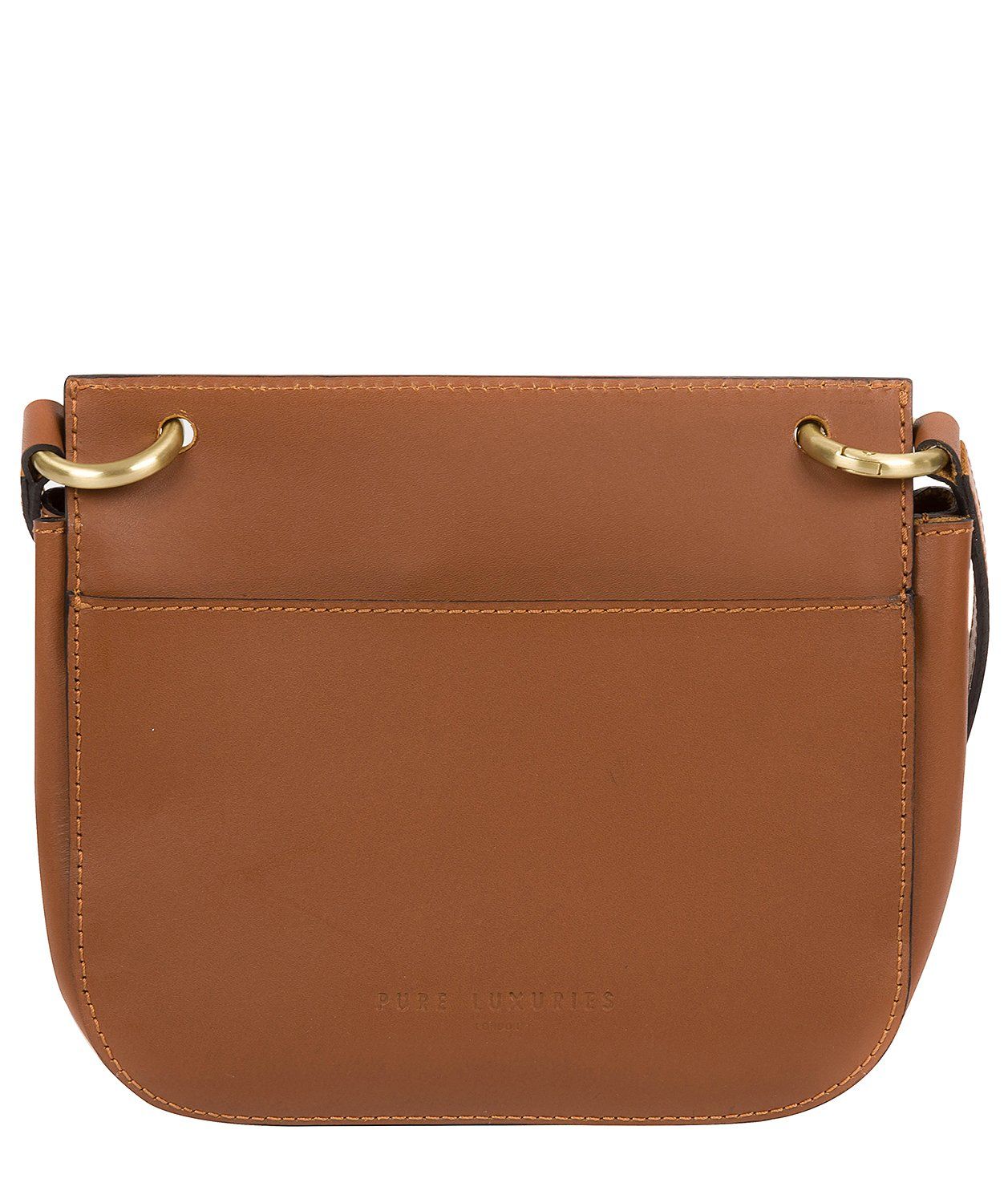 'Ennerdale' Tan Leather Cross Body Clutch Bag