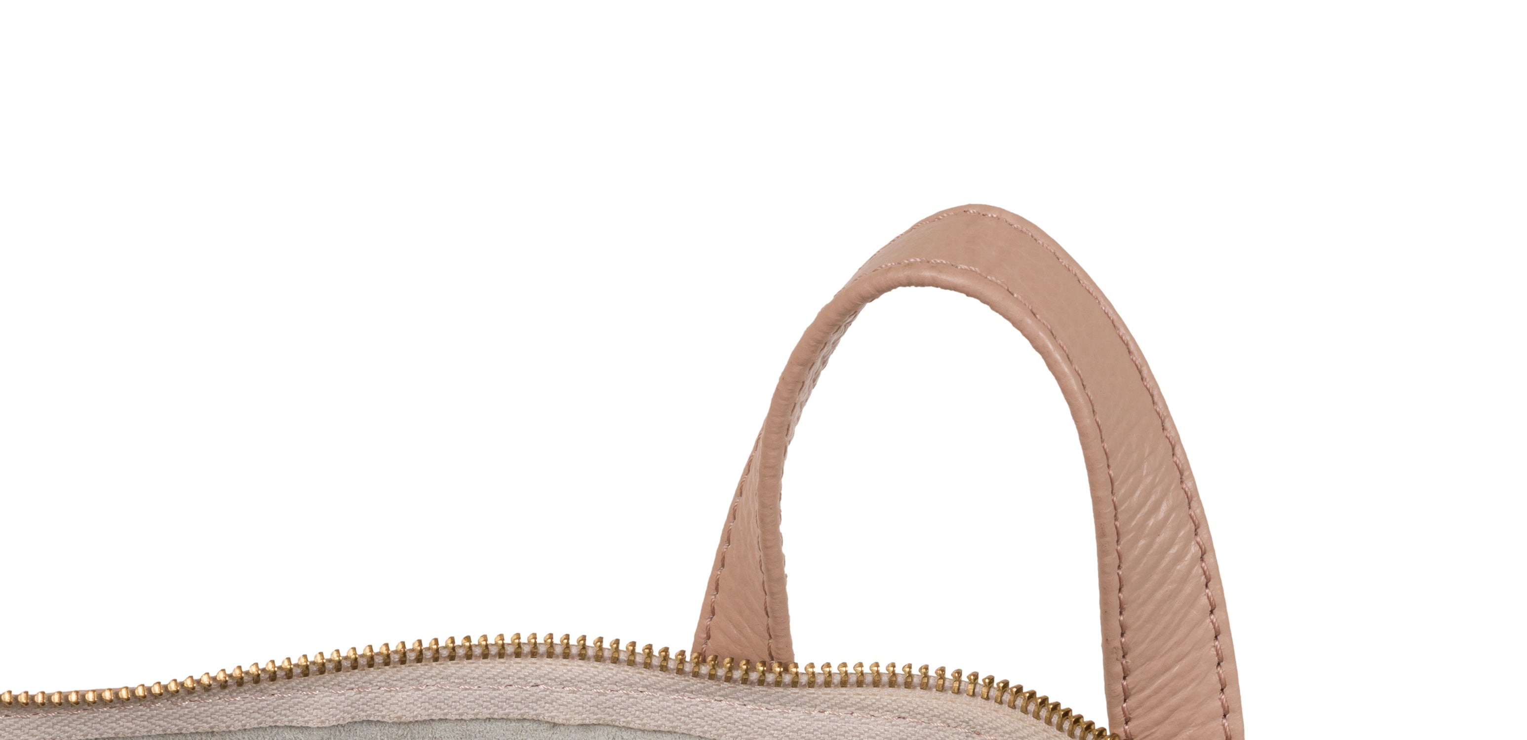 'Arti' Blush Pink Leather Backpack