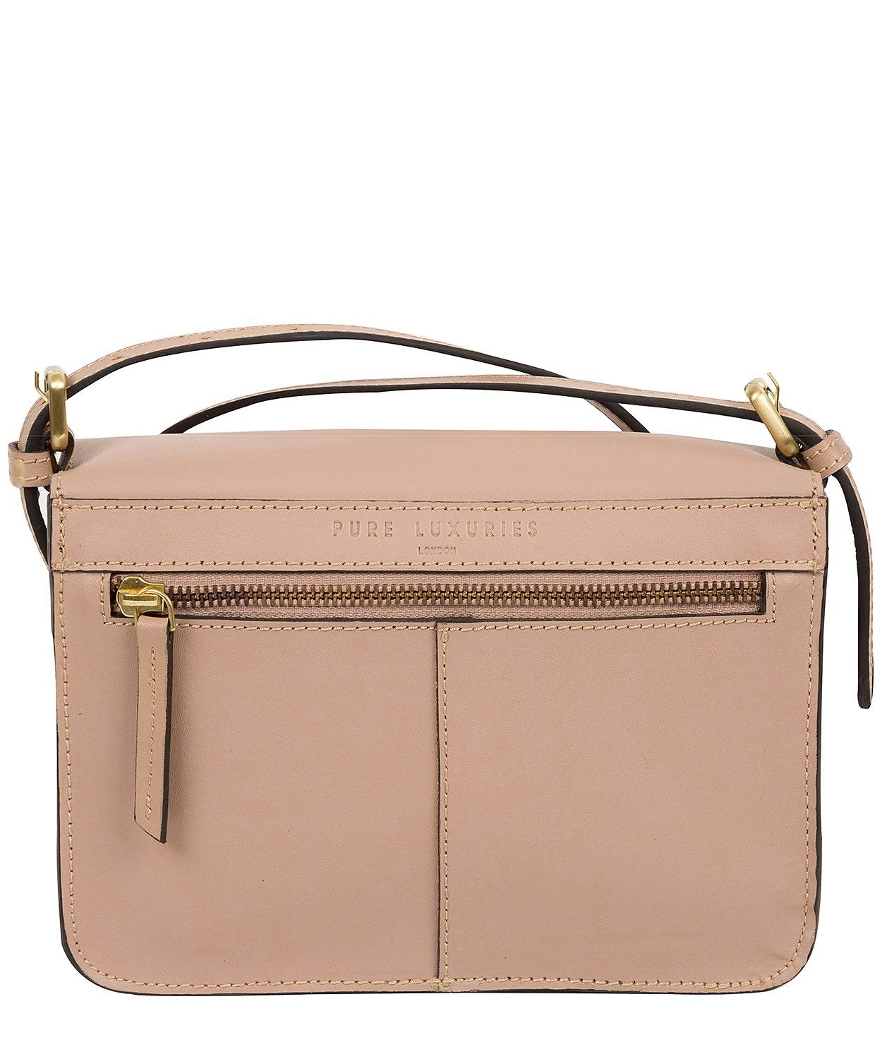 'Langdale' Blush Pink Leather Cross Body Bag