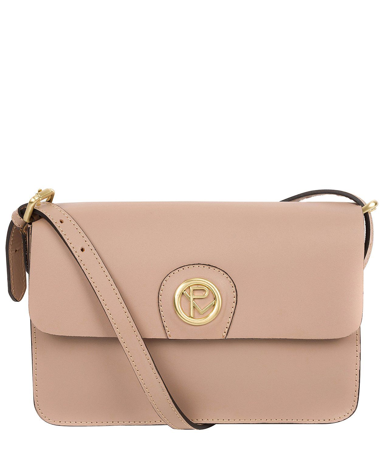 'Derwent' Blush Pink Leather Cross Body Bag Pure Luxuries London