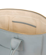 'Faye' Cashmere Blue Leather Tote Bag