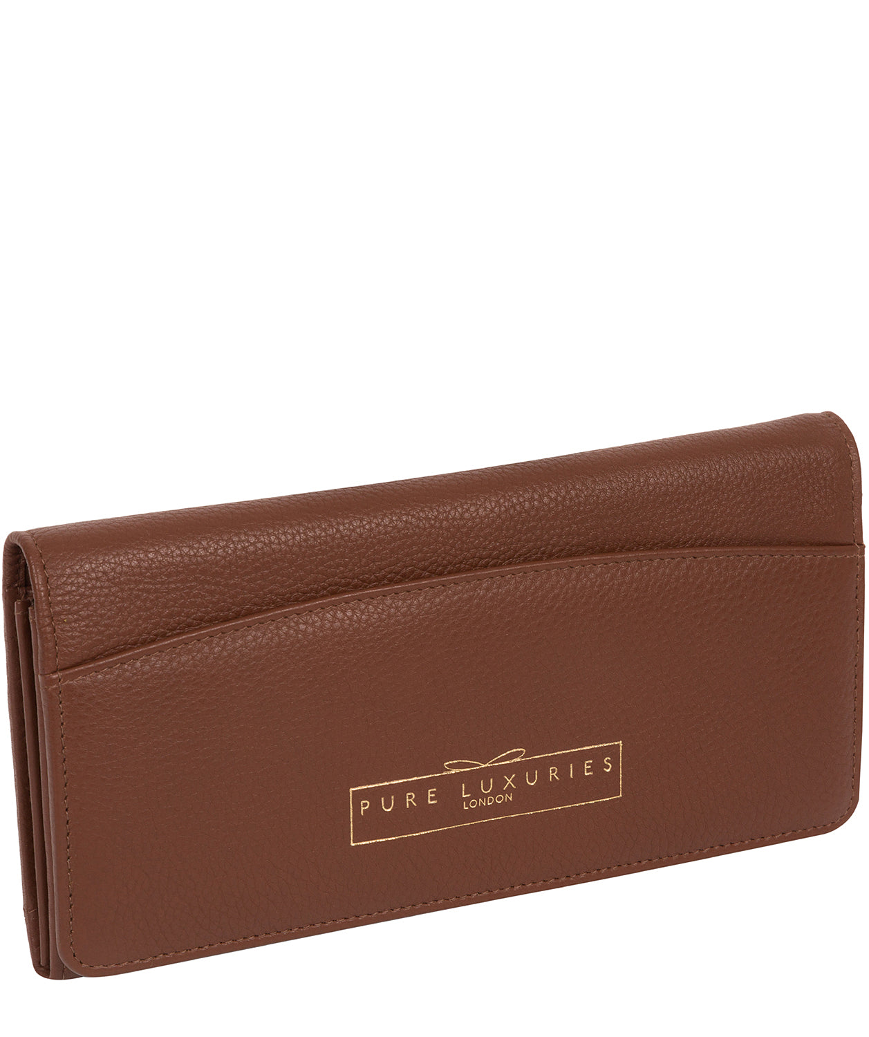 'Izabel' Chestnut Leather Purse