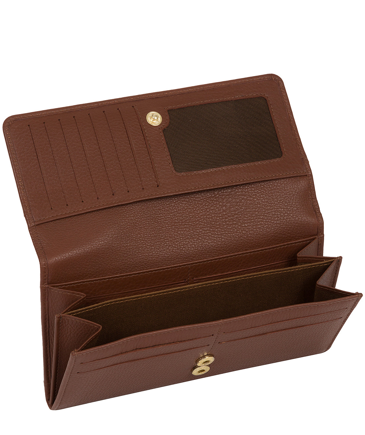 'Izabel' Chestnut Leather Purse