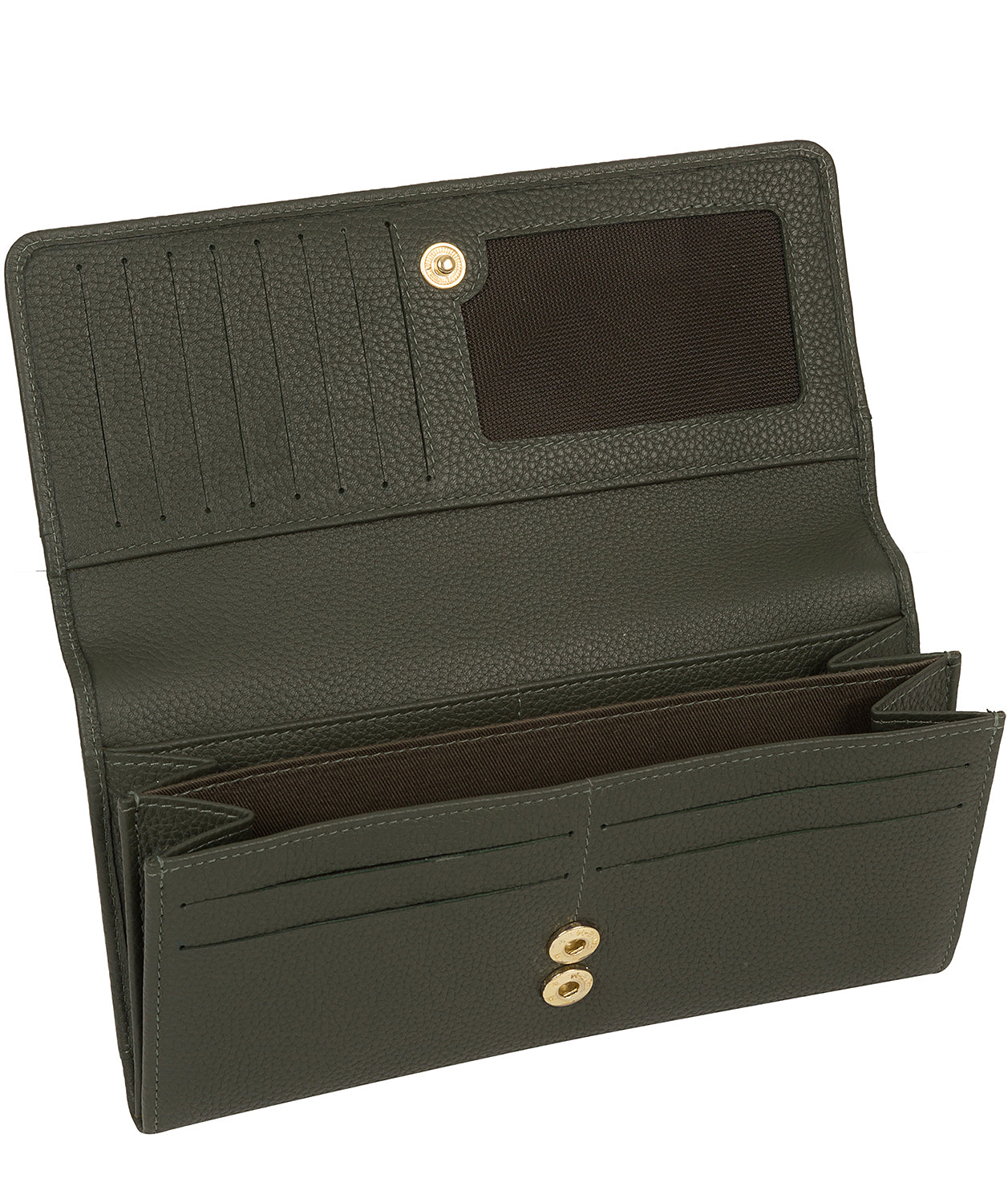 'Izabel' Hunter Green Leather Purse