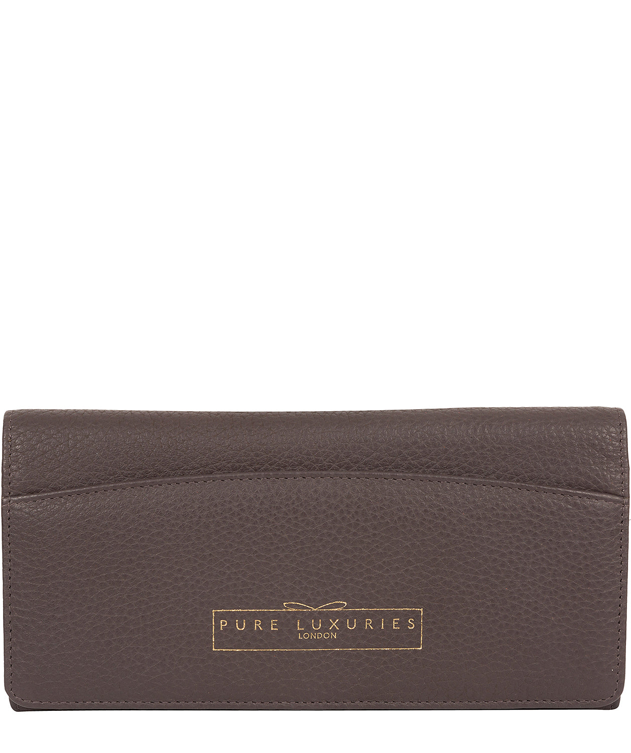 'Izabel' Smoke Grey Leather Purse