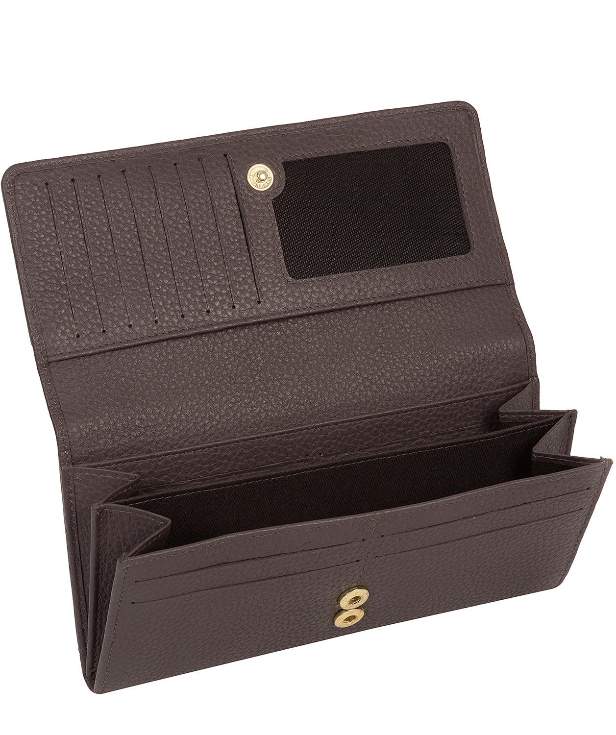 'Izabel' Smoke Grey Leather Purse