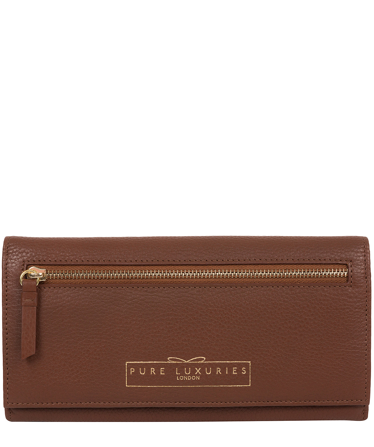 'Monika' Chestnut Leather Purse
