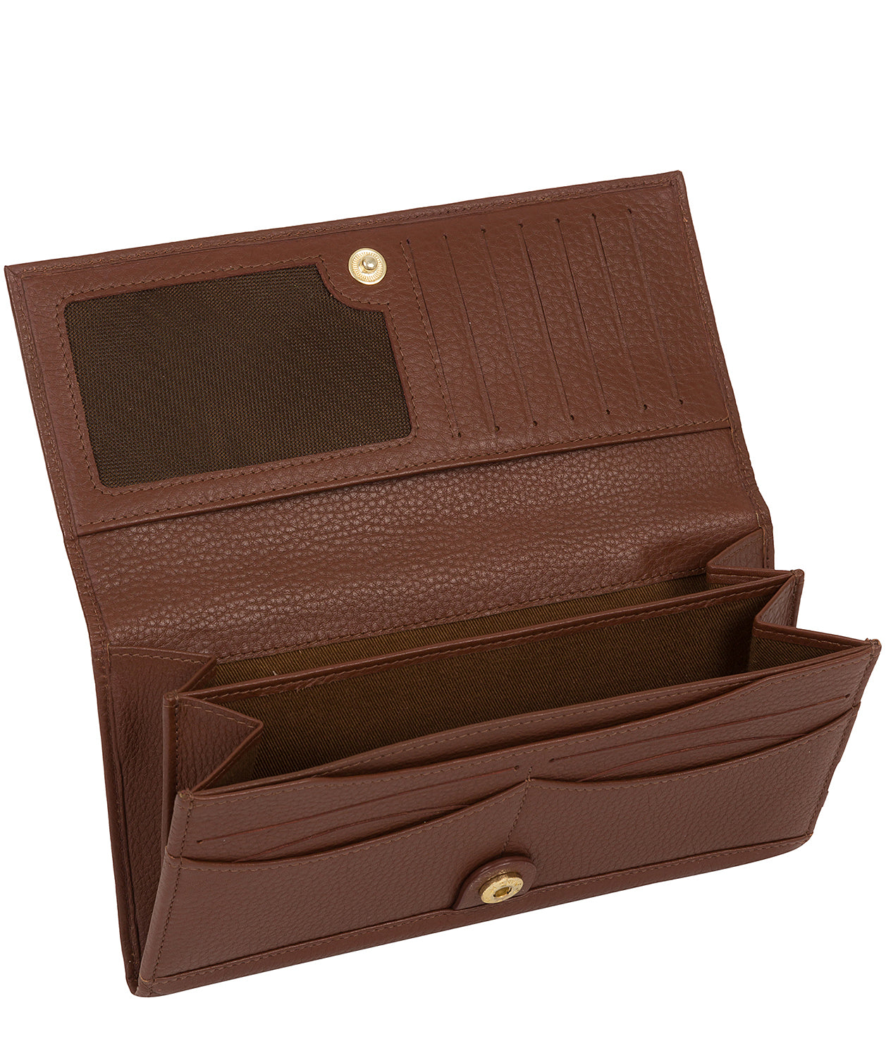 'Monika' Chestnut Leather Purse