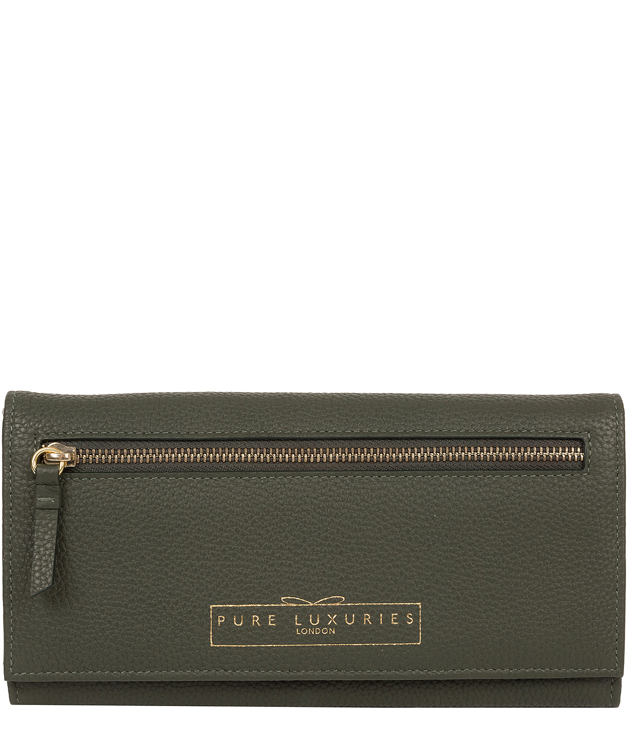 'Monika' Hunter Green Leather Purse