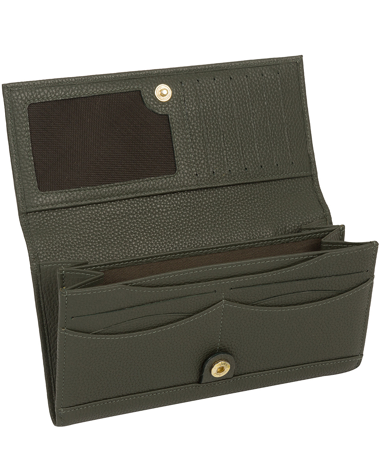 'Monika' Hunter Green Leather Purse