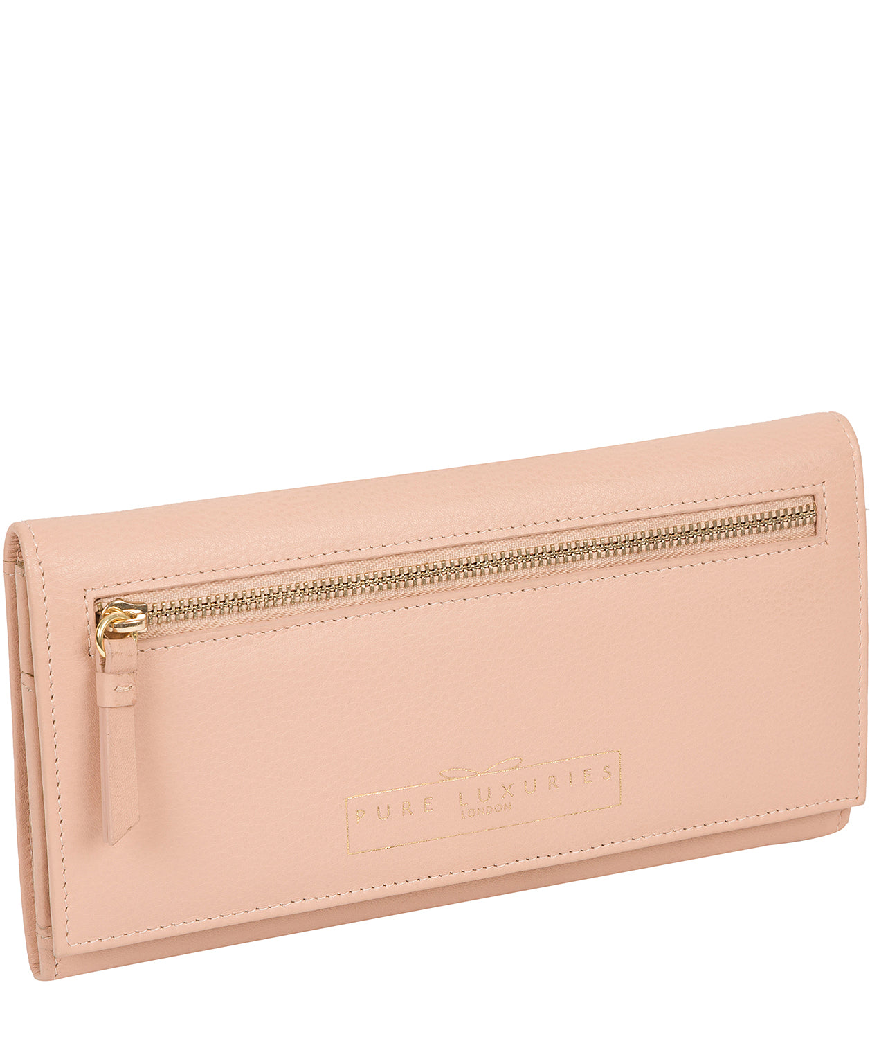 'Monika' Pink Cloud Leather Purse