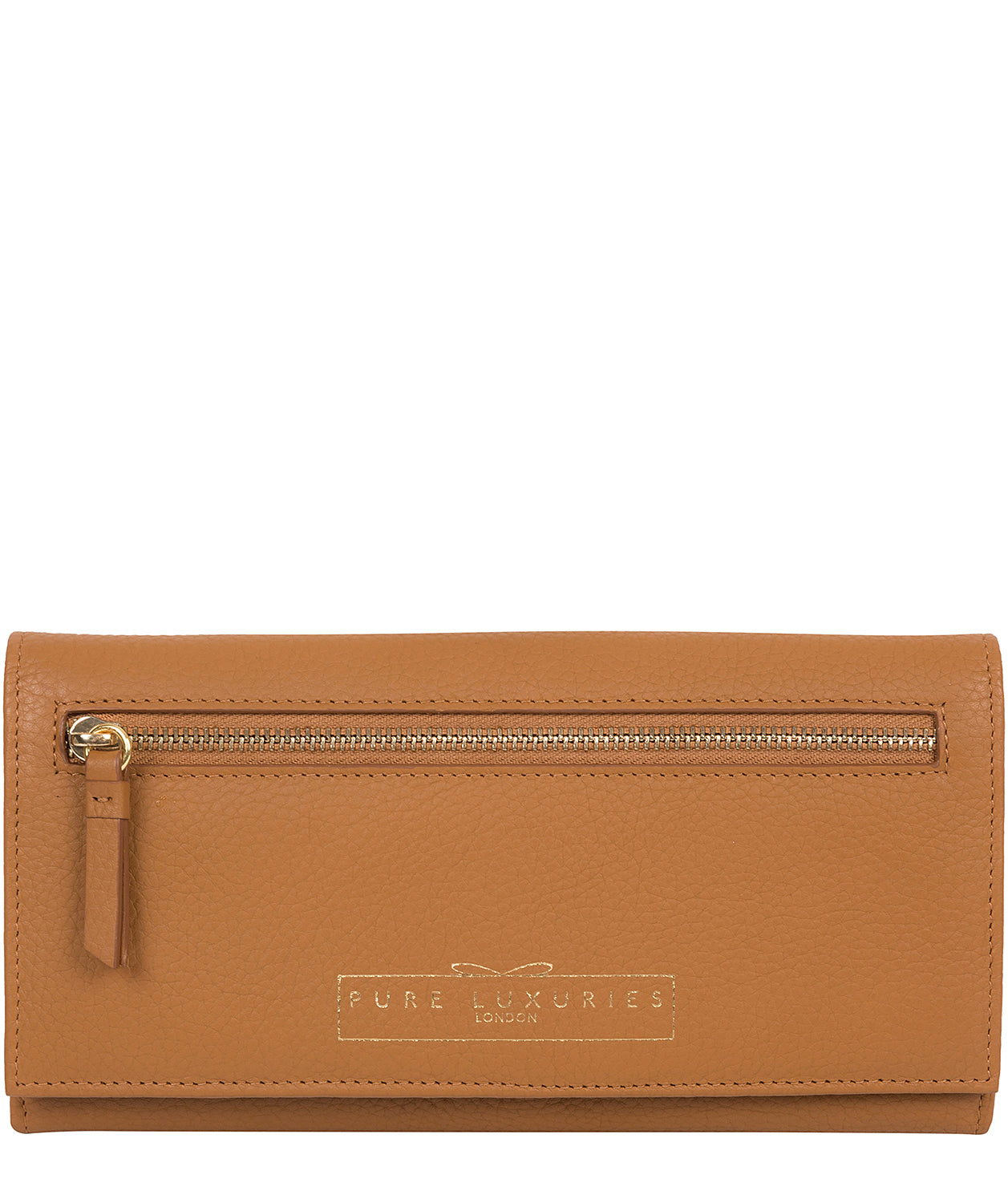 'Monika' Tan Leather Purse