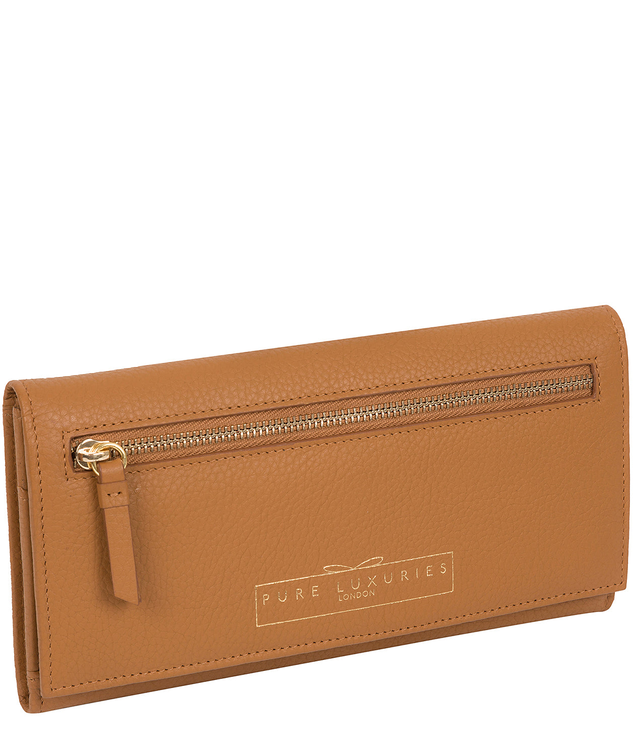 'Monika' Tan Leather Purse