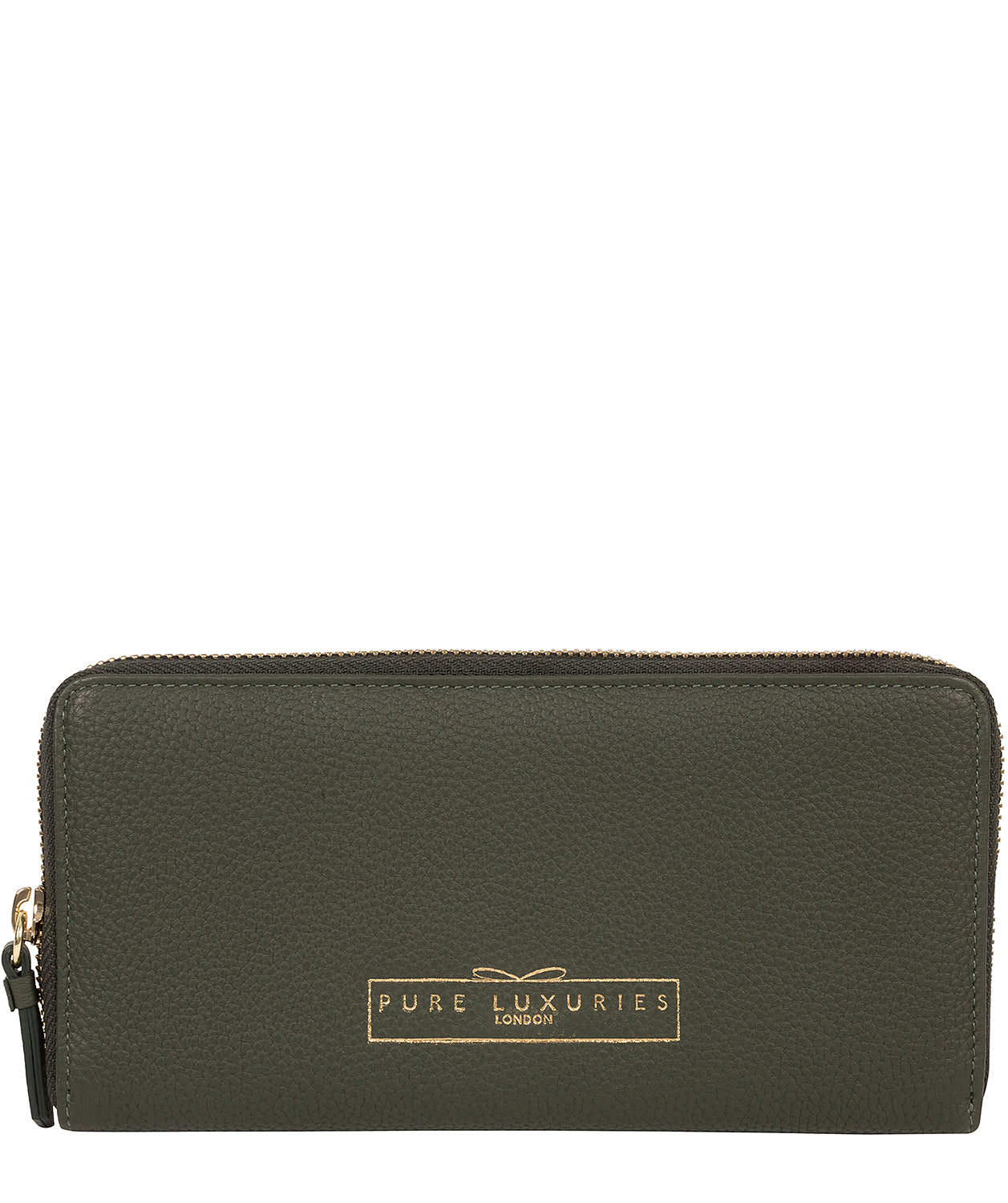 'Frieda' Hunter Green Leather Purse