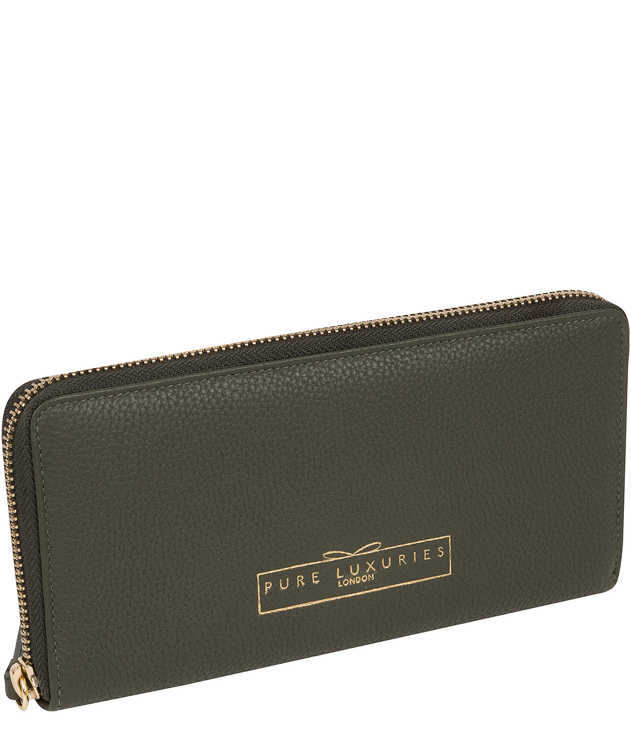 'Frieda' Hunter Green Leather Purse