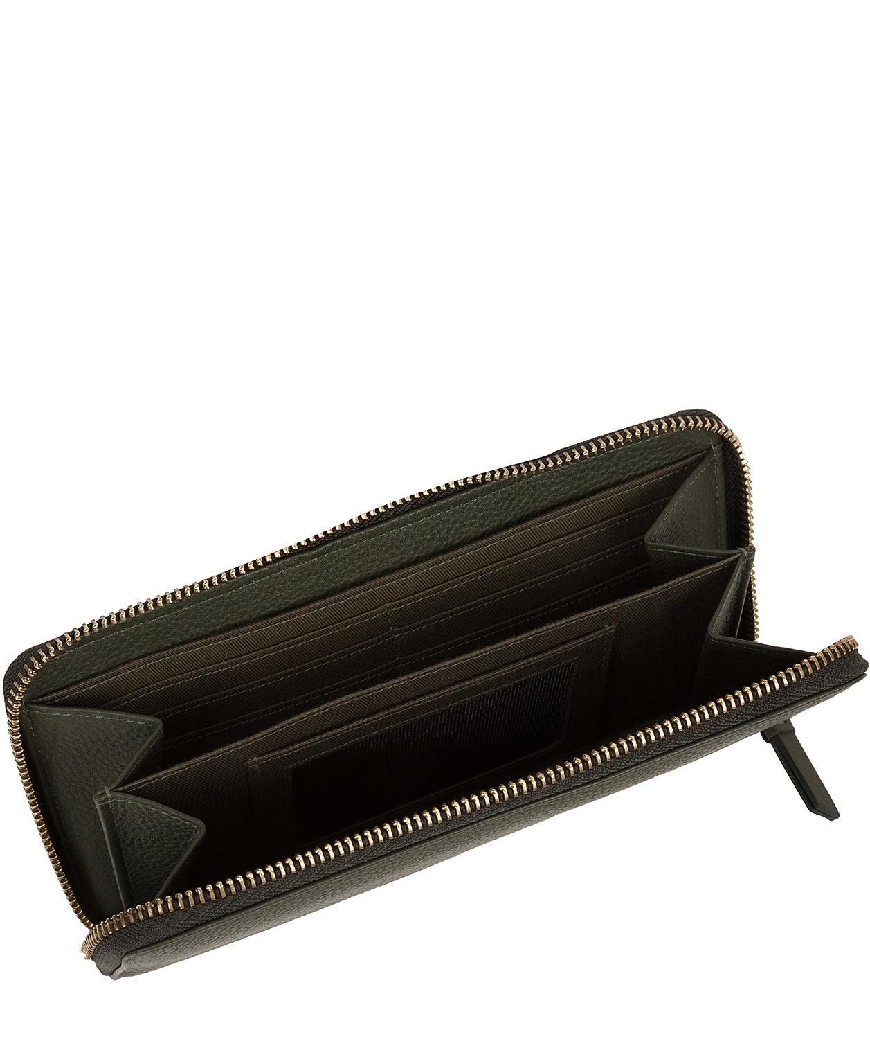 'Frieda' Hunter Green Leather Purse