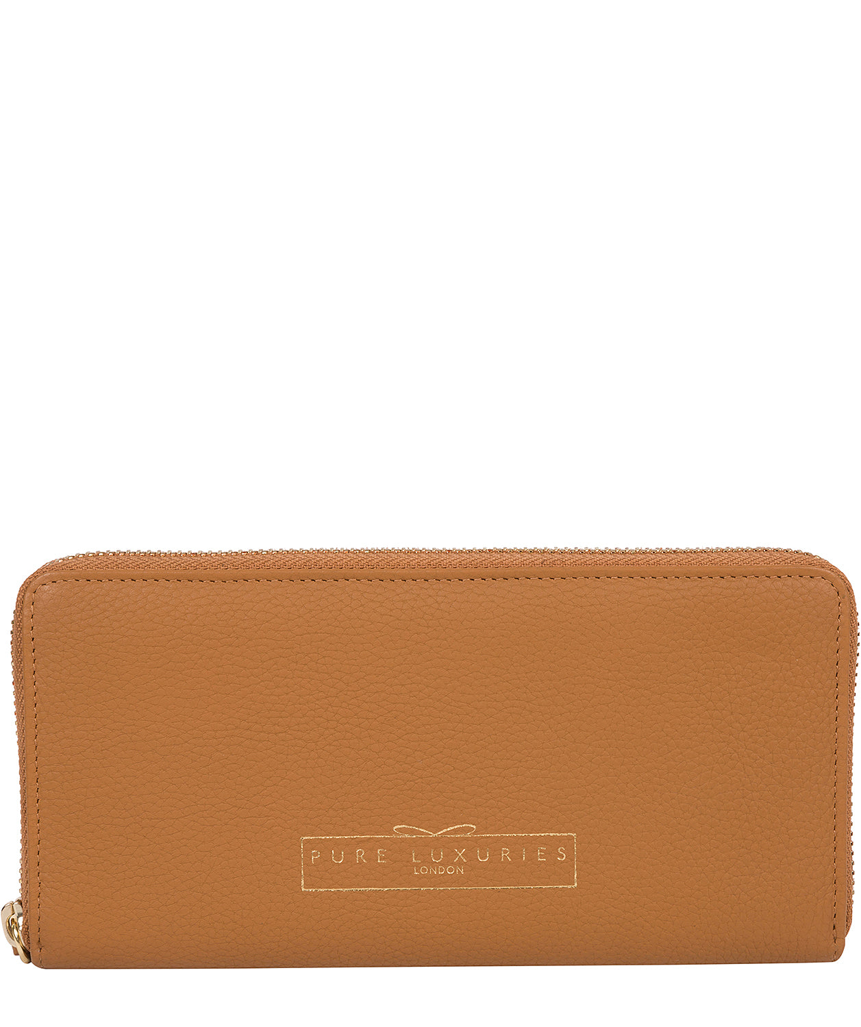 'Frieda' Tan Leather Purse