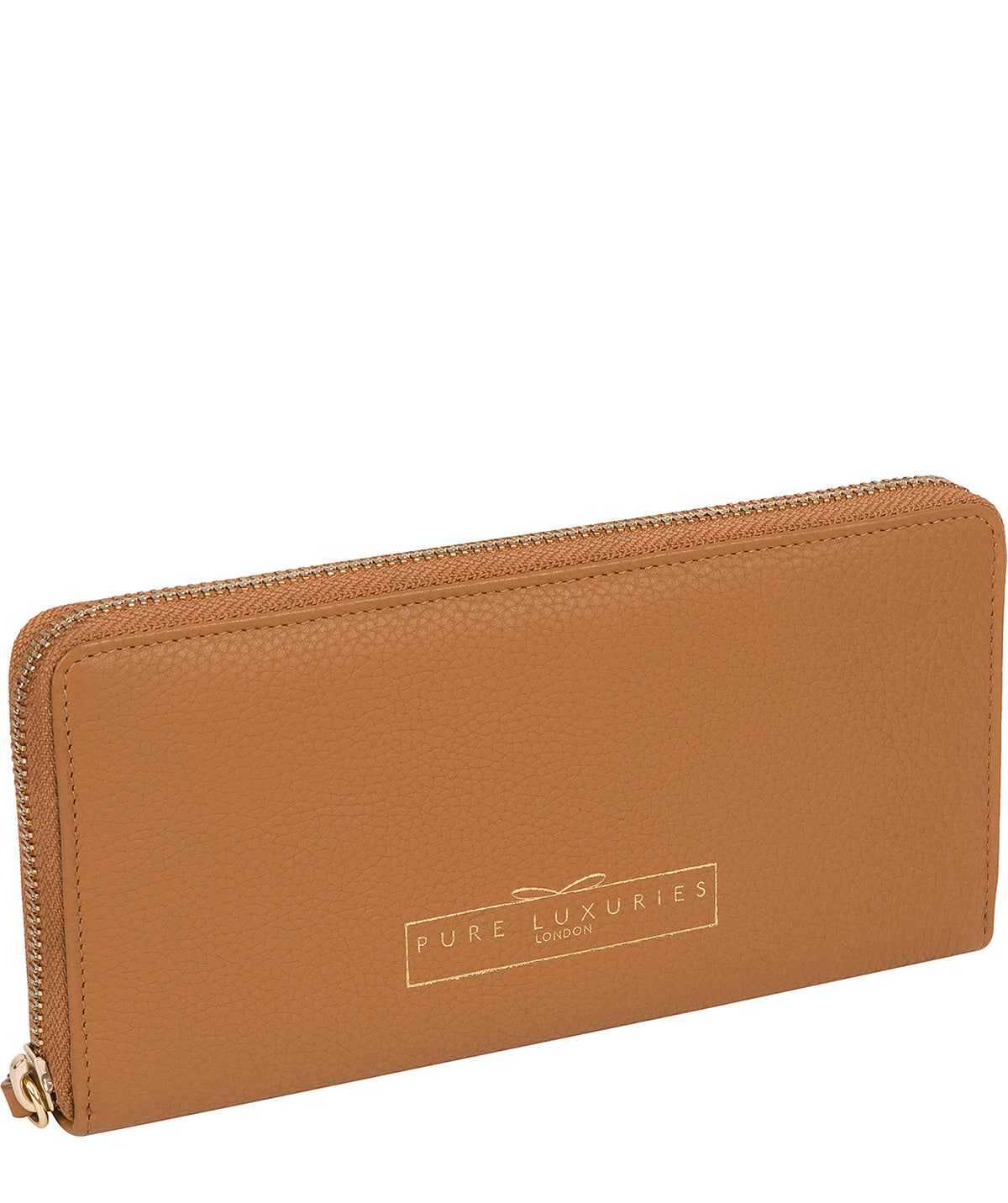 'Frieda' Tan Leather Purse